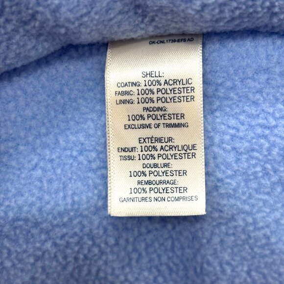 Osh Kosh B Gosh Girls Winter Jacket Snow Bib Set Blue Floral Pattern Snow Suit 3 - Picture 8 of 8